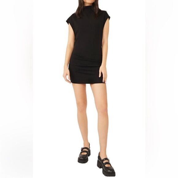 FREE PEOPLE  Amelie Mock Neck Knit Dress - Picture 4 of 14